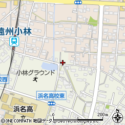 静岡県浜松市浜名区西美薗2095周辺の地図