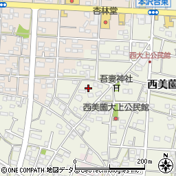 静岡県浜松市浜名区西美薗2421周辺の地図