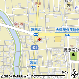 兵庫県姫路市勝原区宮田190周辺の地図