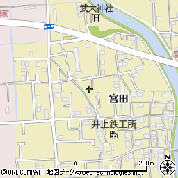 兵庫県姫路市勝原区宮田568周辺の地図