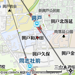 コンセプト興戸駅前パーキング周辺の地図