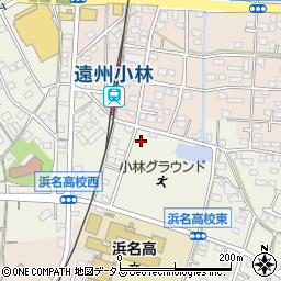 静岡県浜松市浜名区小林1410-1周辺の地図