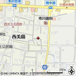 静岡県浜松市浜名区西美薗2336-4周辺の地図