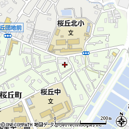 大阪府枚方市桜丘町26周辺の地図