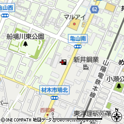 横田石油株式会社　ＤＤセルフ飾磨ＳＳ周辺の地図