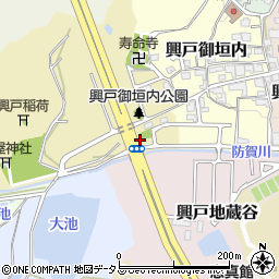 京都府京田辺市興戸宮ノ前81-2周辺の地図