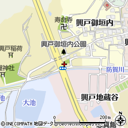 京都府京田辺市興戸宮ノ前81周辺の地図