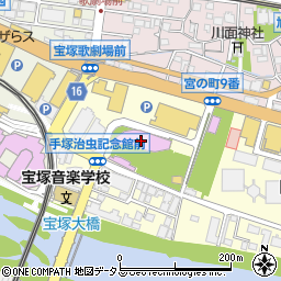 宝塚市立文化芸術センター周辺の地図
