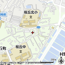 大阪府枚方市桜丘町80-3周辺の地図