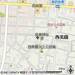 静岡県浜松市浜名区西美薗2417周辺の地図