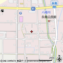 静岡県浜松市浜名区永島736周辺の地図