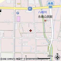 静岡県浜松市浜名区永島720周辺の地図