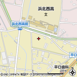 静岡県浜松市浜名区平口421周辺の地図