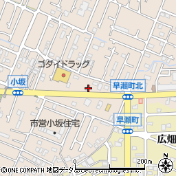 兵庫県姫路市広畑区小坂15周辺の地図