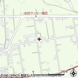 静岡県浜松市浜名区都田町7909周辺の地図