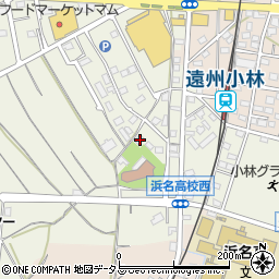 静岡県浜松市浜名区小林1316-1周辺の地図