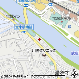アメニティコート宝塚湯本周辺の地図