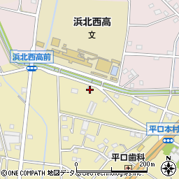 静岡県浜松市浜名区平口428周辺の地図