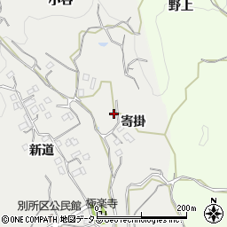 京都府相楽郡和束町別所寄掛周辺の地図