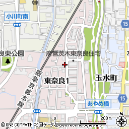 大阪府茨木市東奈良1丁目7-7周辺の地図