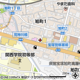 カレーハウスＣｏＣｏ壱番屋宝塚国道１７６号店周辺の地図
