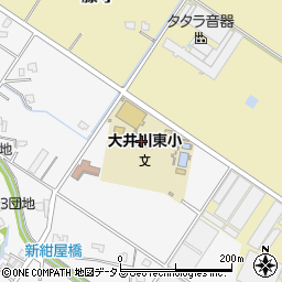 焼津市立大井川東小学校周辺の地図