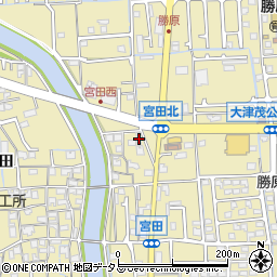 兵庫県姫路市勝原区宮田217周辺の地図