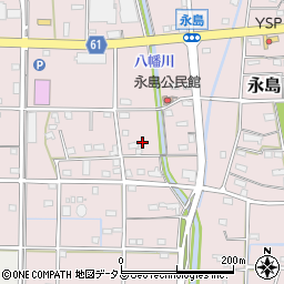 静岡県浜松市浜名区永島711周辺の地図