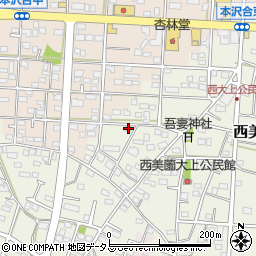 静岡県浜松市浜名区西美薗2454周辺の地図