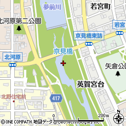 京見橋周辺の地図