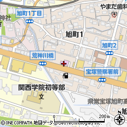 コート・ダジュール 宝塚店周辺の地図