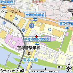 兵庫県宝塚市武庫川町7-66周辺の地図