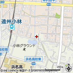 静岡県浜松市浜名区西美薗2091周辺の地図