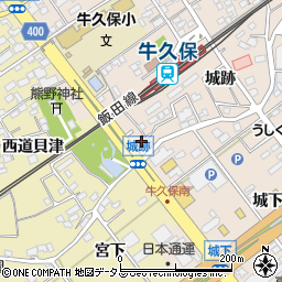 愛知県豊川市牛久保町城跡112周辺の地図