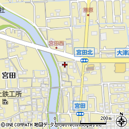 兵庫県姫路市勝原区宮田214周辺の地図