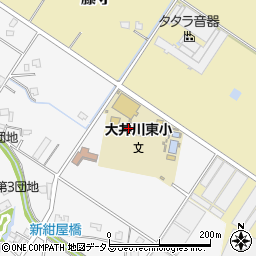 大井川東放課後児童クラブ周辺の地図