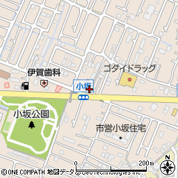 兵庫県姫路市広畑区小坂28周辺の地図