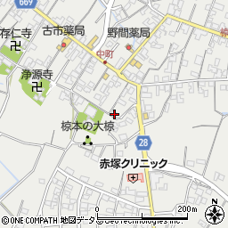 三重県津市芸濃町椋本767周辺の地図