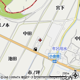 愛知県豊橋市石巻本町中田44周辺の地図
