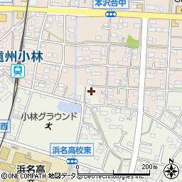 静岡県浜松市浜名区西美薗2094周辺の地図