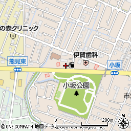 兵庫県姫路市広畑区小坂100周辺の地図