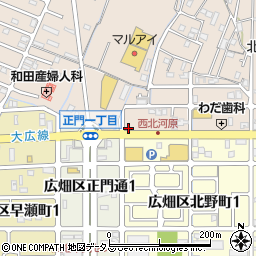 兵庫県姫路市広畑区北河原町18周辺の地図