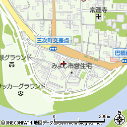広島県三次市三次町2018周辺の地図