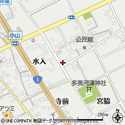 愛知県豊川市宿町中島92周辺の地図