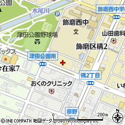 眼鏡市場姫路構店周辺の地図