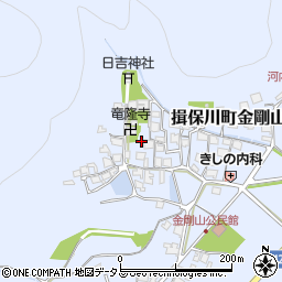 兵庫県たつの市揖保川町金剛山495周辺の地図