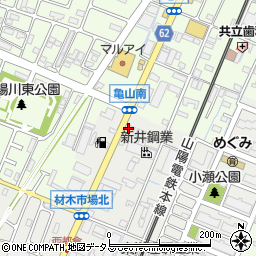 北浦エスオーシー株式会社姫路営業部周辺の地図