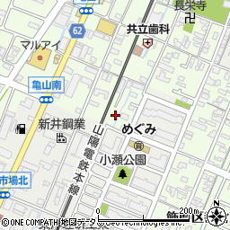兵庫県姫路市亀山242周辺の地図