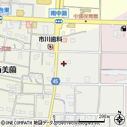 静岡県浜松市浜名区西美薗2610周辺の地図