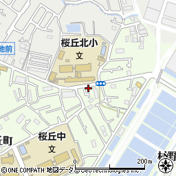 大阪府枚方市桜丘町80-20周辺の地図